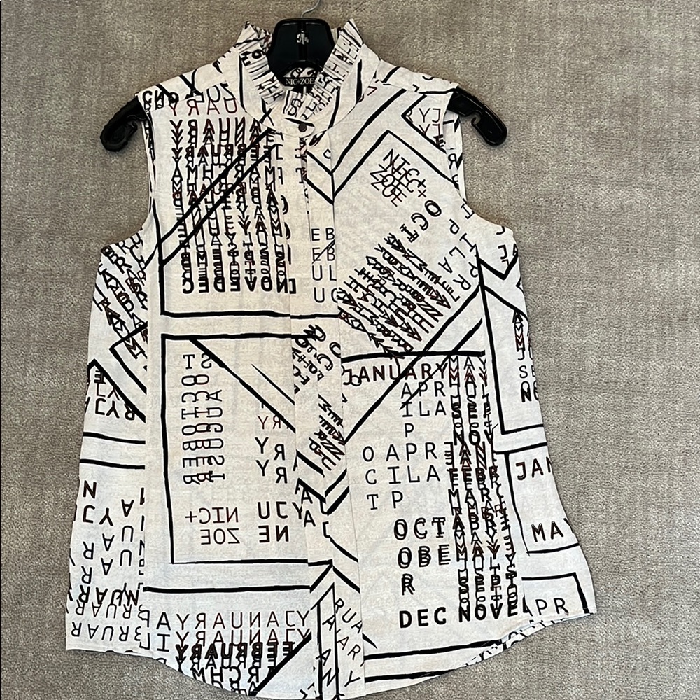 Graphic Calendar Print Fabric